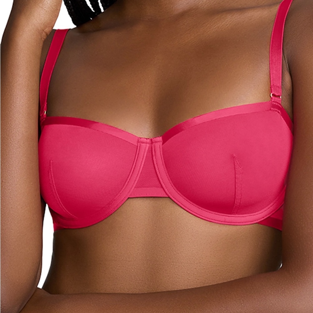 CUUP Vibrant Pink THE BALCONETTE - MESH 30F
